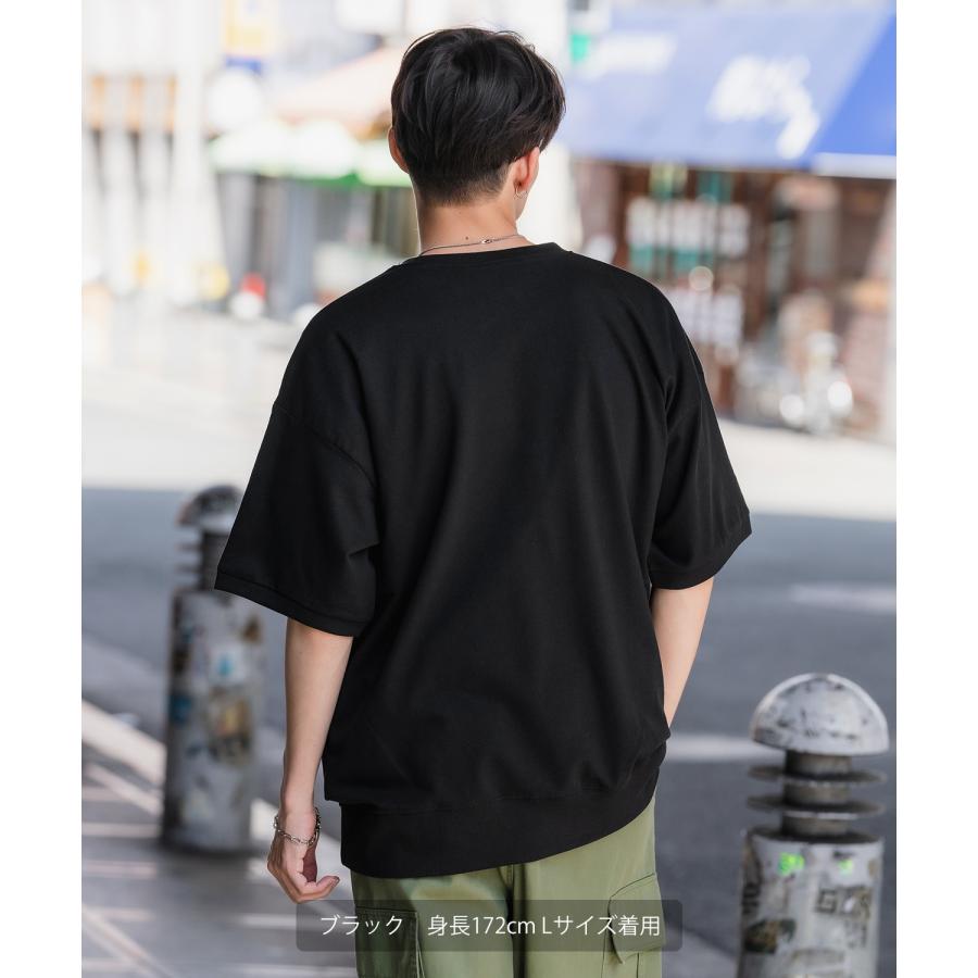 半袖トレーナーシャツ メンズ SIDEWAY STANCE サイドウェイスタンス オリジナルプリント カレッジロゴ グラフィック スウェット 大きめ アメカジ スケーター | improves | 06