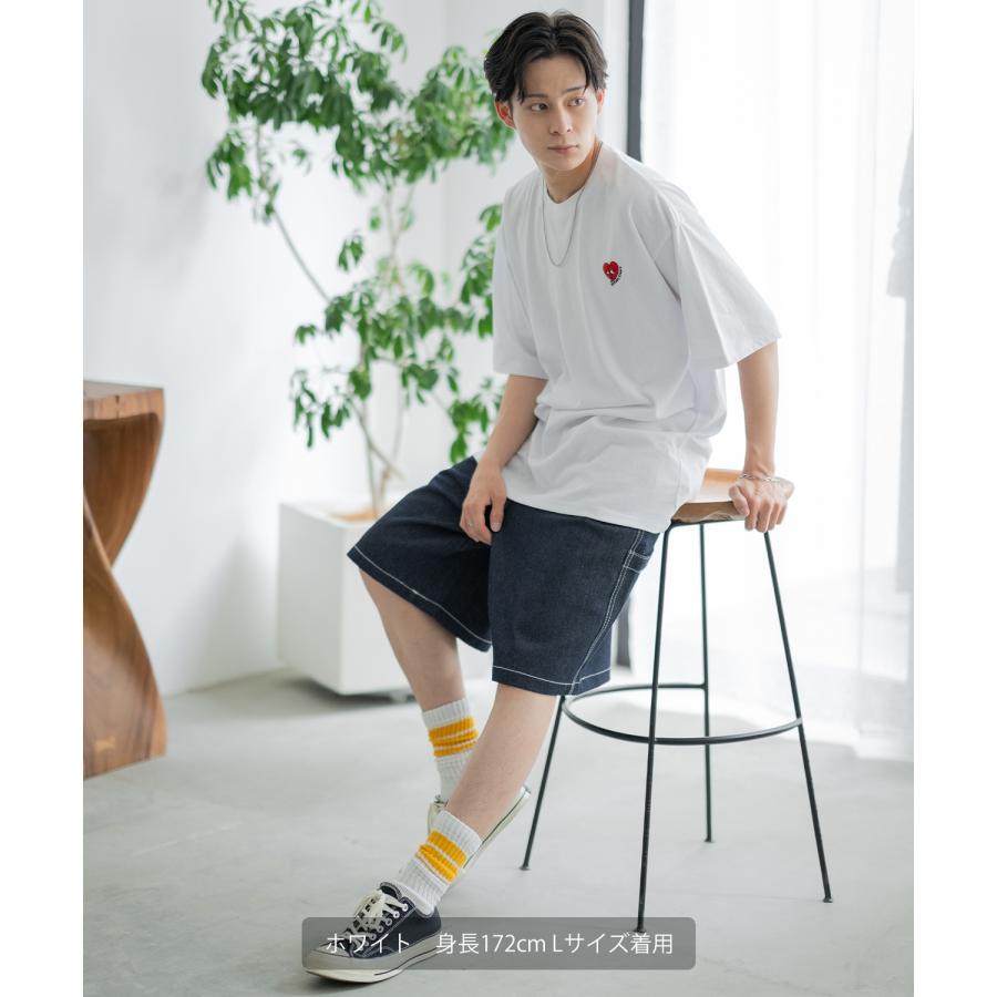 半袖Tシャツ メンズ SIDEWAY STANCE サイドウェイスタンス オリジナル ワンポイント 刺しゅう カットソー スケーター | improves | 07