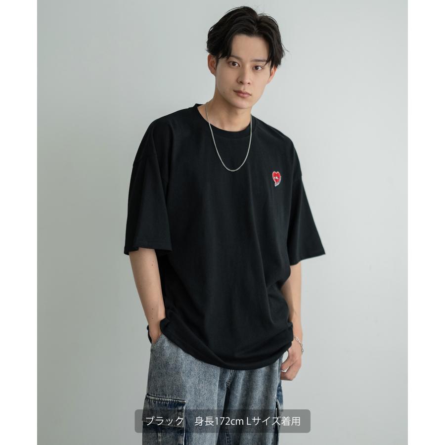 半袖Tシャツ メンズ SIDEWAY STANCE サイドウェイスタンス オリジナル ワンポイント 刺しゅう カットソー スケーター | improves | 09