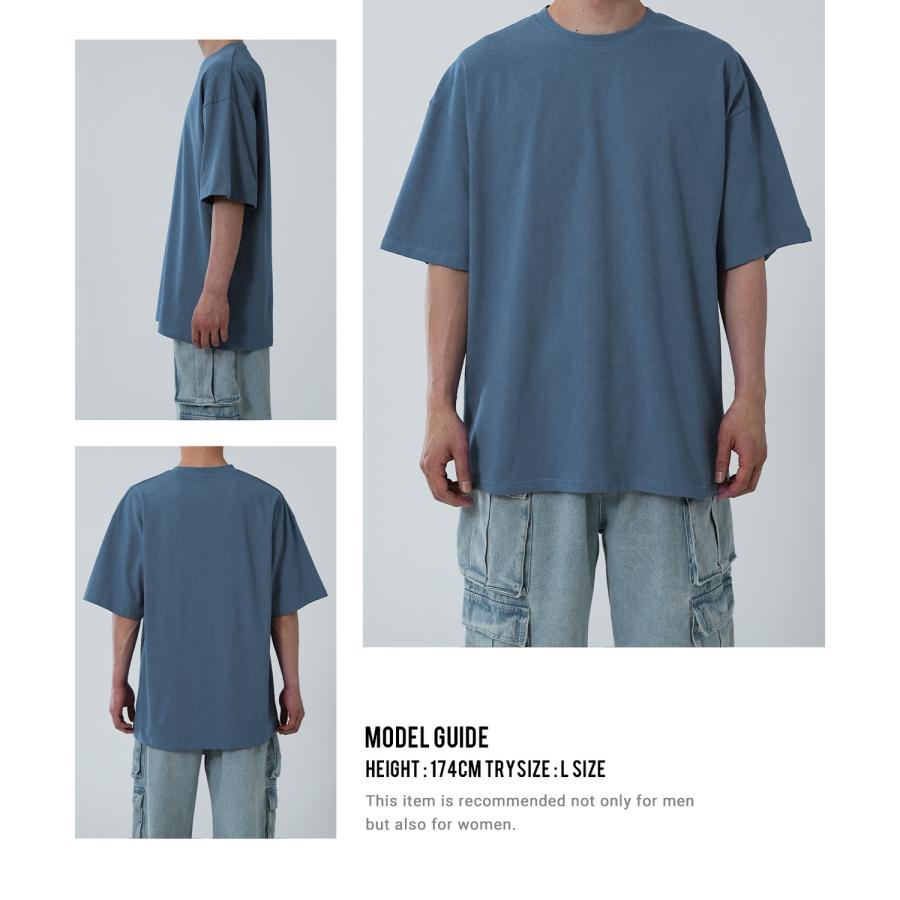 半袖Tシャツ メンズ SIDEWAY STANCE サイドウェイスタンス 無地 カットソー アメカジ スケーター ストリート 古着MIX 韓国 | improves | 12