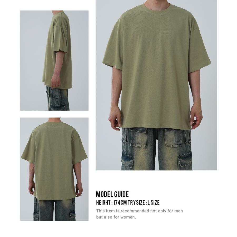 半袖Tシャツ メンズ SIDEWAY STANCE サイドウェイスタンス 無地 カットソー アメカジ スケーター ストリート 古着MIX 韓国 | improves | 13