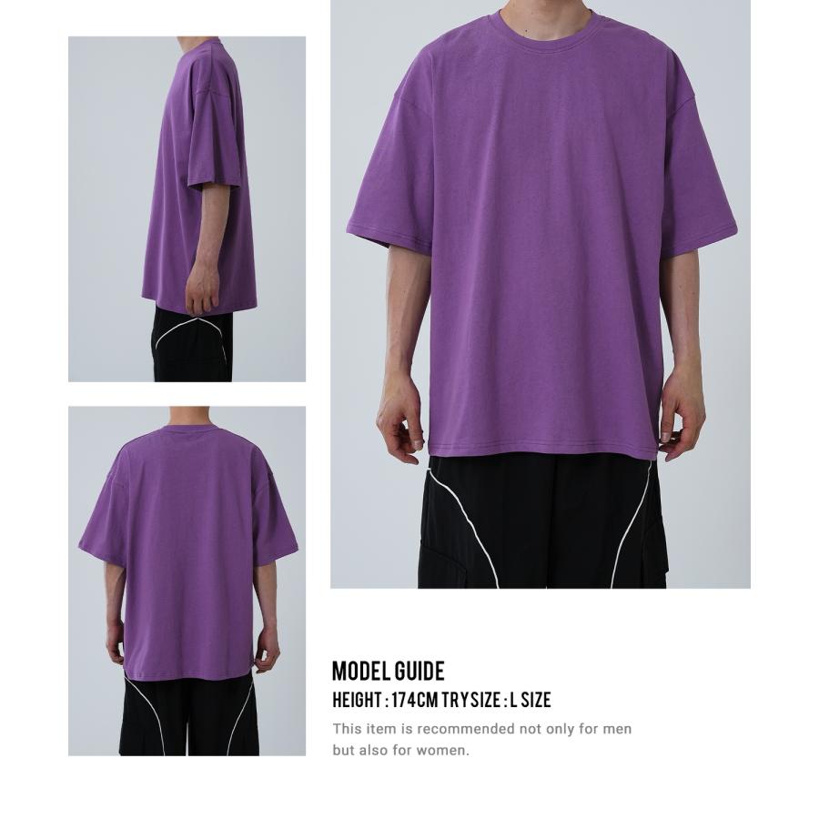 半袖Tシャツ メンズ SIDEWAY STANCE サイドウェイスタンス 無地 カットソー アメカジ スケーター ストリート 古着MIX 韓国 | improves | 14