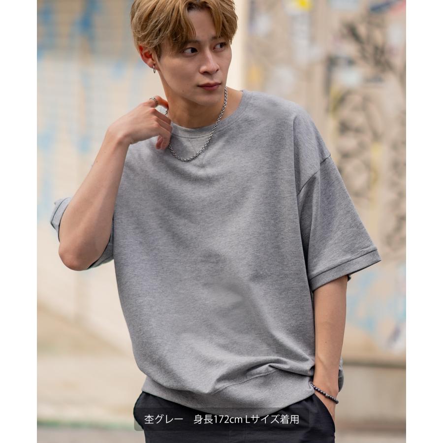 半袖トレーナーシャツ メンズ SIDEWAY STANCE サイドウェイスタンス 無地 Vガゼット スウェット 大きめ アメカジ カジュアル スケーター ストリート | improves | 18