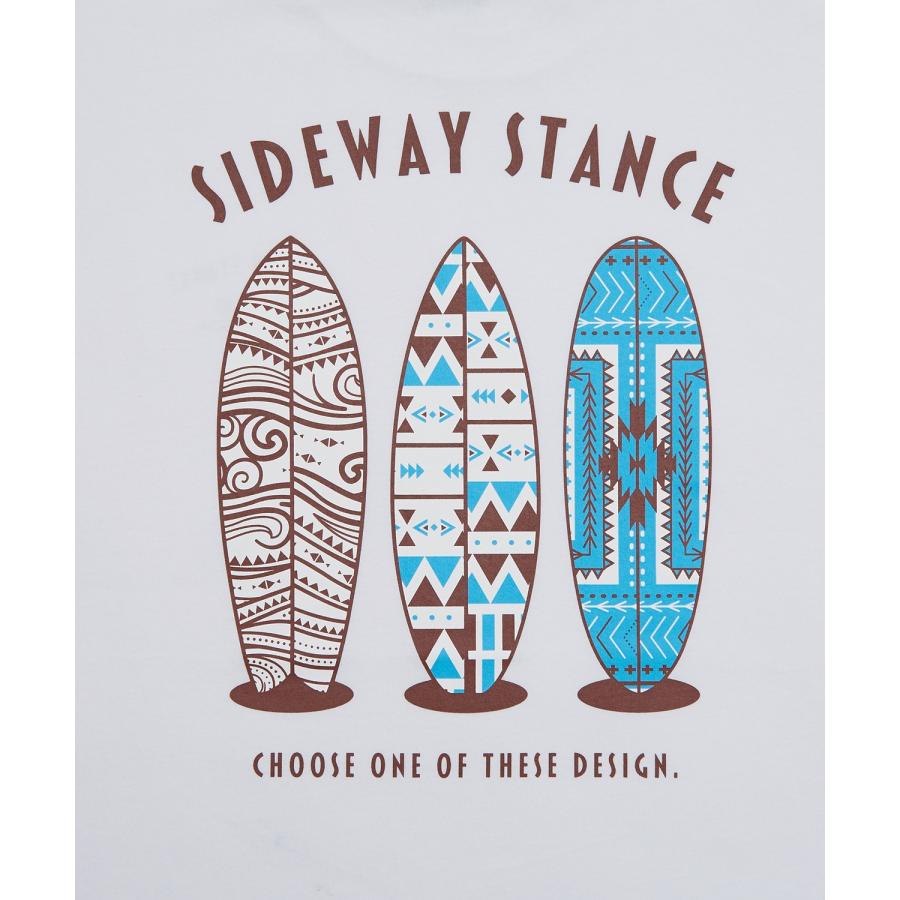 半袖Tシャツ メンズ SIDEWAY STANCE サイドウェイスタンス オリジナルプリント サーフボード グラフィック カットソー アメカジ スケーター サーフ 西海岸 | improves | 20