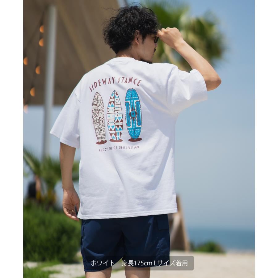 半袖Tシャツ メンズ SIDEWAY STANCE サイドウェイスタンス オリジナルプリント サーフボード グラフィック カットソー アメカジ スケーター サーフ 西海岸 | improves | 05