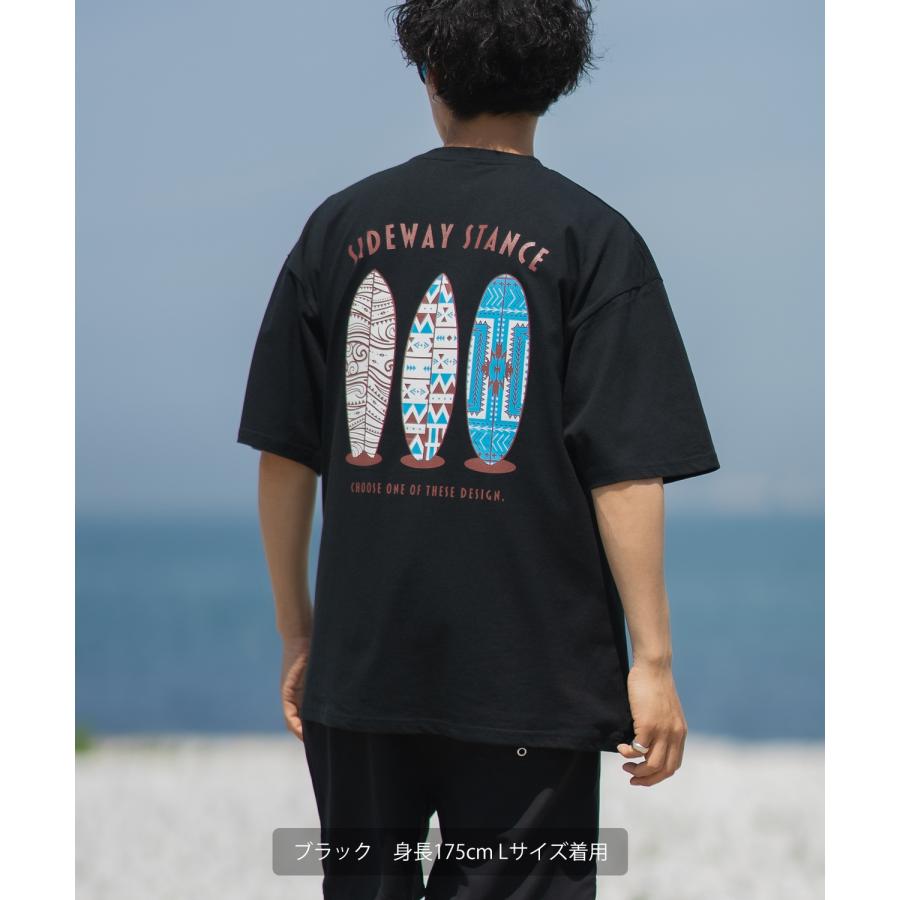 半袖Tシャツ メンズ SIDEWAY STANCE サイドウェイスタンス オリジナルプリント サーフボード グラフィック カットソー アメカジ スケーター サーフ 西海岸 | improves | 10