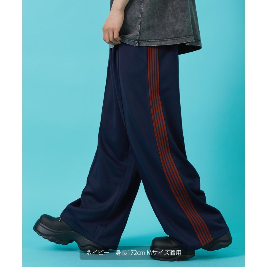 トラックパンツ メンズ SIDEWAY STANCE サイドウェイスタンス ワイド ライン ジャージ イージーパンツ トレーニングパンツ ストリート 韓国 スケーター 古着 | improves | 08