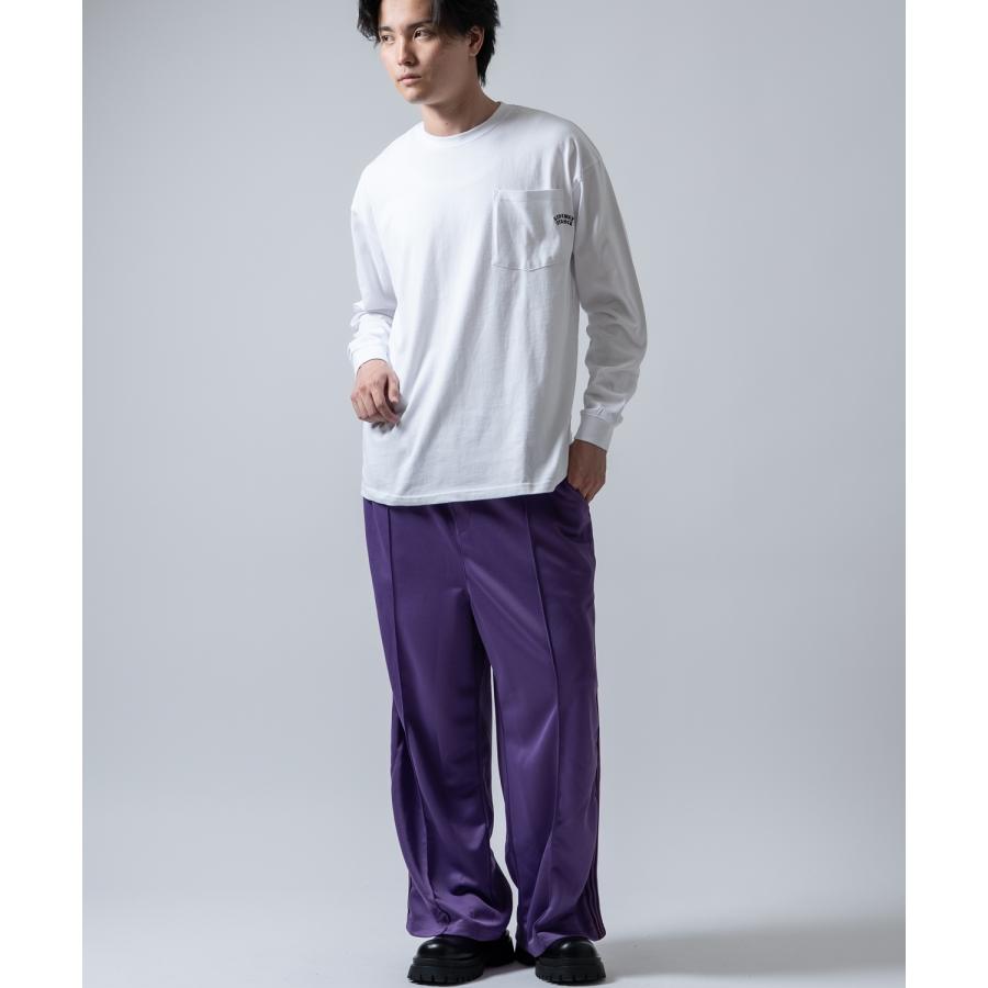 トラックパンツ メンズ SIDEWAY STANCE サイドウェイスタンス ワイド ライン ジャージ イージーパンツ トレーニングパンツ ストリート 韓国 スケーター 古着 | improves | 11