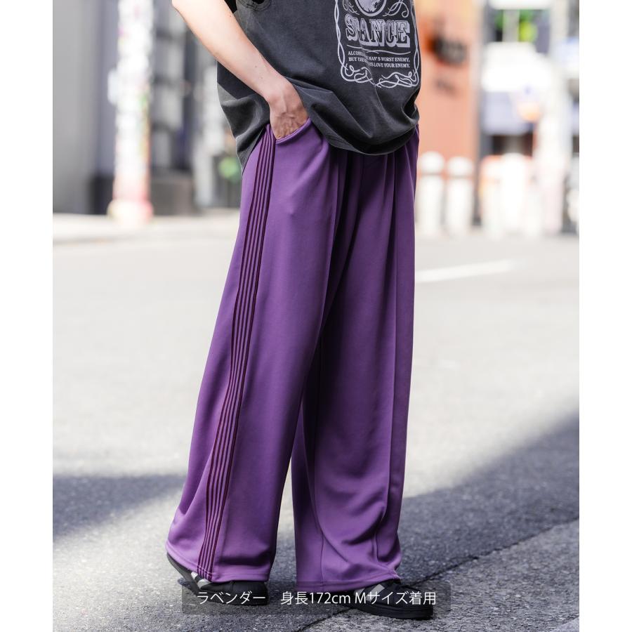 トラックパンツ メンズ SIDEWAY STANCE サイドウェイスタンス ワイド ライン ジャージ イージーパンツ トレーニングパンツ ストリート 韓国 スケーター 古着 | improves | 15