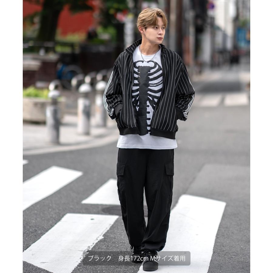 カーゴパンツ メンズ SIDEWAY STANCE サイドウェイスタンス ポリワッシャー ワイド イージーパンツ フルレングス カジュアル スケーター ストリート | improves | 13