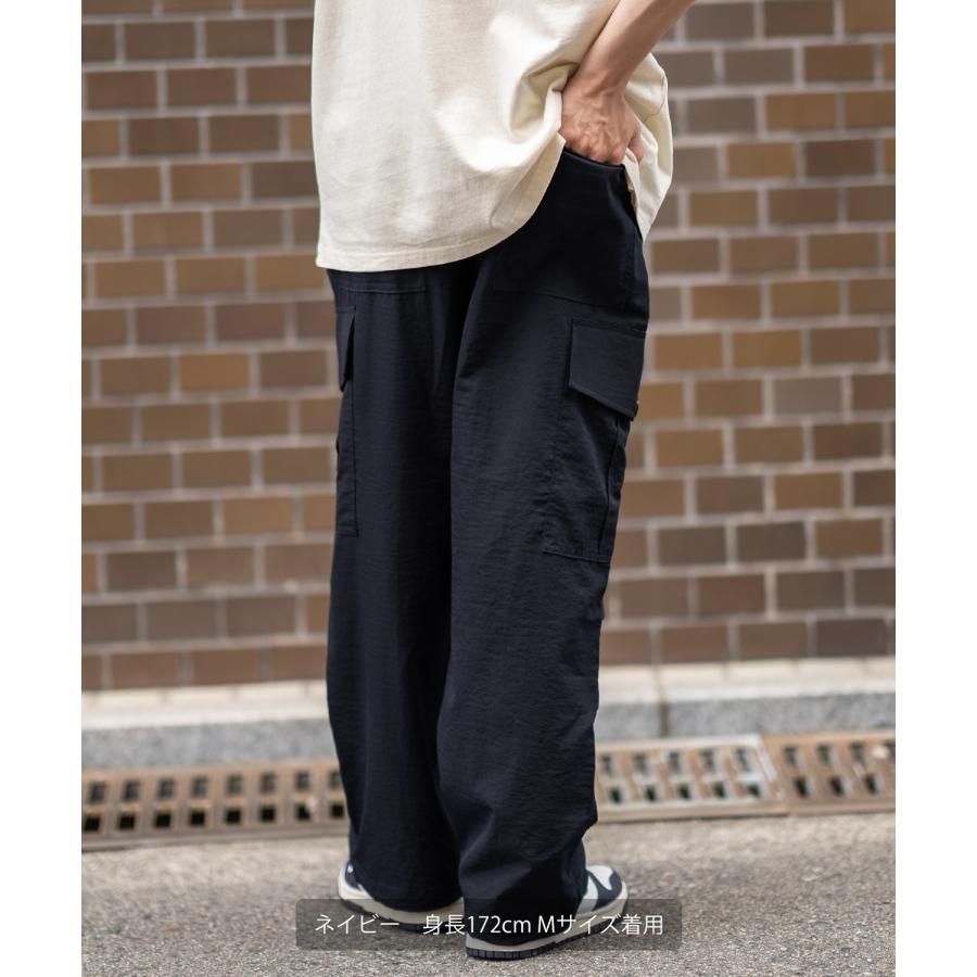 カーゴパンツ メンズ SIDEWAY STANCE サイドウェイスタンス ポリワッシャー ワイド イージーパンツ フルレングス カジュアル スケーター ストリート | improves | 16