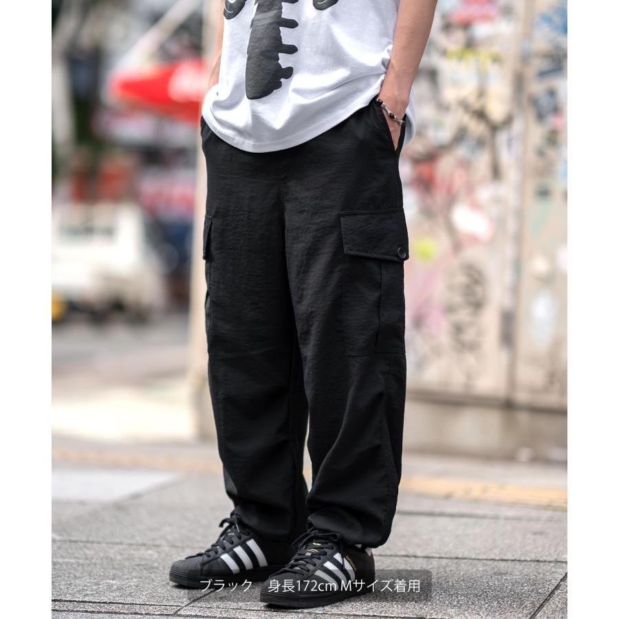 カーゴパンツ メンズ SIDEWAY STANCE サイドウェイスタンス ポリワッシャー ワイド イージーパンツ フルレングス カジュアル スケーター ストリート | improves | 11