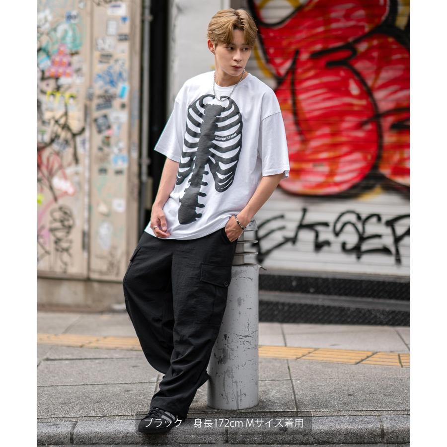 カーゴパンツ メンズ SIDEWAY STANCE サイドウェイスタンス ポリワッシャー ワイド イージーパンツ フルレングス カジュアル スケーター ストリート | improves | 12