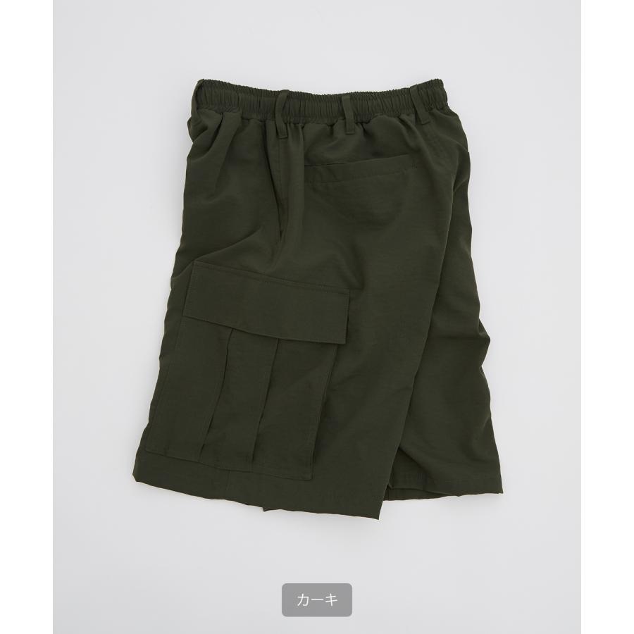 ショートパンツ メンズ SIDEWAY STANCE サイドウェイスタンス ポリワッシャー ワイド カーゴパンツ ハーフパンツ ショーツ アメカジ スケーター ストリート 古着 | improves | 20