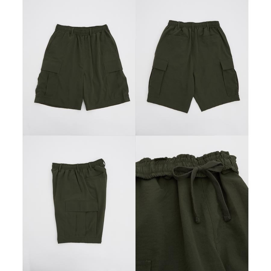 ショートパンツ メンズ SIDEWAY STANCE サイドウェイスタンス ポリワッシャー ワイド カーゴパンツ ハーフパンツ ショーツ アメカジ スケーター ストリート 古着 | improves | 21