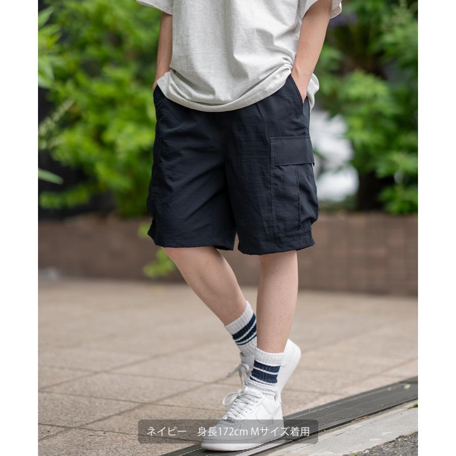 ショートパンツ メンズ SIDEWAY STANCE サイドウェイスタンス ポリワッシャー ワイド カーゴパンツ ハーフパンツ ショーツ アメカジ スケーター ストリート 古着 | improves | 04