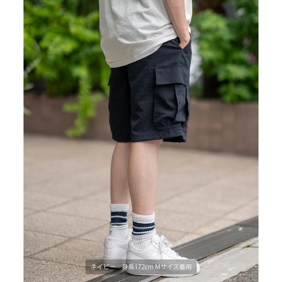 ショートパンツ メンズ SIDEWAY STANCE サイドウェイスタンス ポリワッシャー ワイド カーゴパンツ ハーフパンツ ショーツ アメカジ スケーター ストリート 古着 | improves | 05