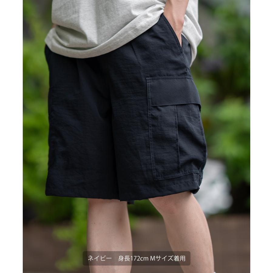 ショートパンツ メンズ SIDEWAY STANCE サイドウェイスタンス ポリワッシャー ワイド カーゴパンツ ハーフパンツ ショーツ アメカジ スケーター ストリート 古着 | improves | 07