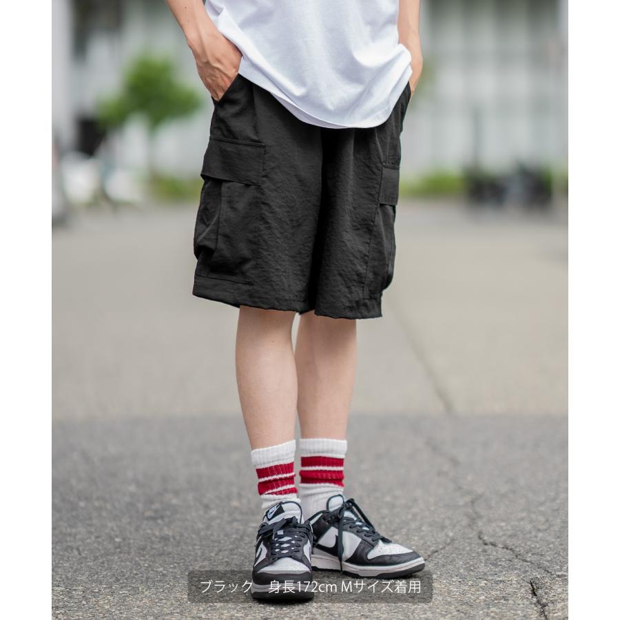 ショートパンツ メンズ SIDEWAY STANCE サイドウェイスタンス ポリワッシャー ワイド カーゴパンツ ハーフパンツ ショーツ アメカジ スケーター ストリート 古着 | improves | 09