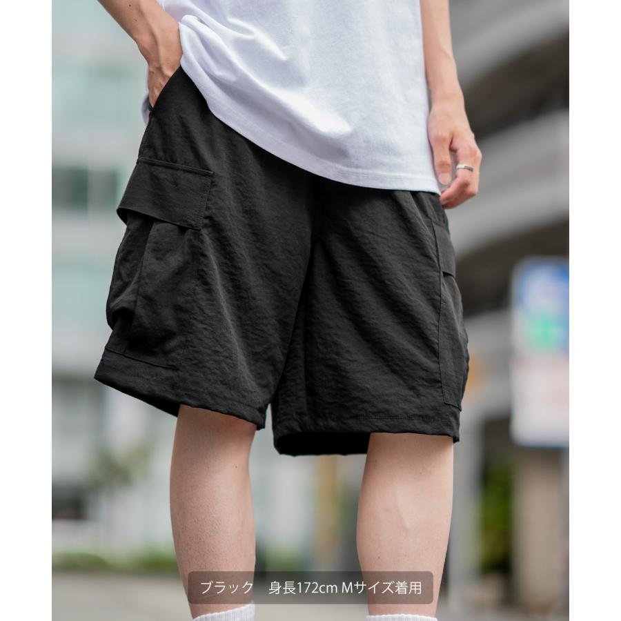 ショートパンツ メンズ SIDEWAY STANCE サイドウェイスタンス ポリワッシャー ワイド カーゴパンツ ハーフパンツ ショーツ アメカジ スケーター ストリート 古着 | improves | 11