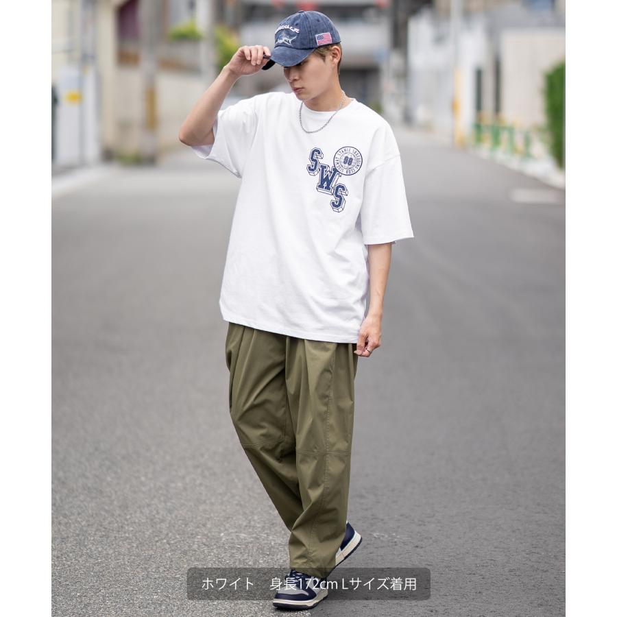 半袖Tシャツ メンズ SIDEWAY STANCE サイドウェイスタンス クラックプリント カレッジロゴ カットソーアメカジ カジュアル スケーター ストリート 古着 | improves | 15