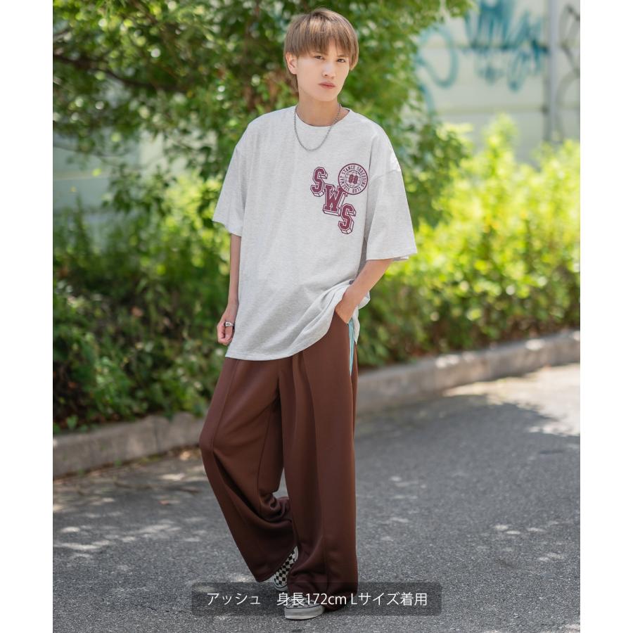 半袖Tシャツ メンズ SIDEWAY STANCE サイドウェイスタンス クラックプリント カレッジロゴ カットソーアメカジ カジュアル スケーター ストリート 古着 | improves | 11