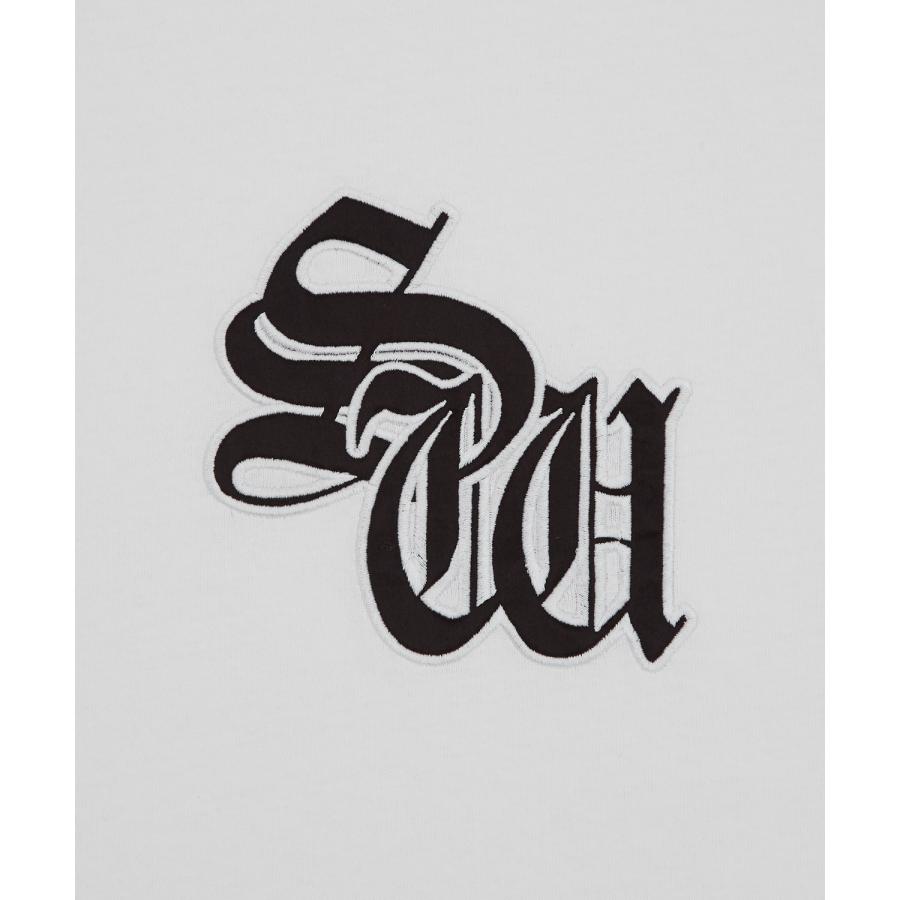 半袖Tシャツ メンズ SIDEWAY STANCE サイドウェイスタンス ワッペン刺しゅう ブラックレター カットソー アメカジ カジュアル スケーター ストリート 古着 | improves | 20