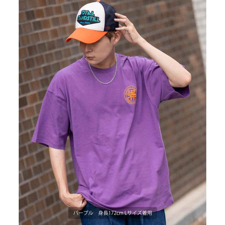 半袖Tシャツ メンズ SIDEWAY STANCE サイドウェイスタンス オリジナル 厚盛刺しゅう サークルロゴ カットソー アメカジ スケーター ストリート 古着MIX 韓国 | improves | 17