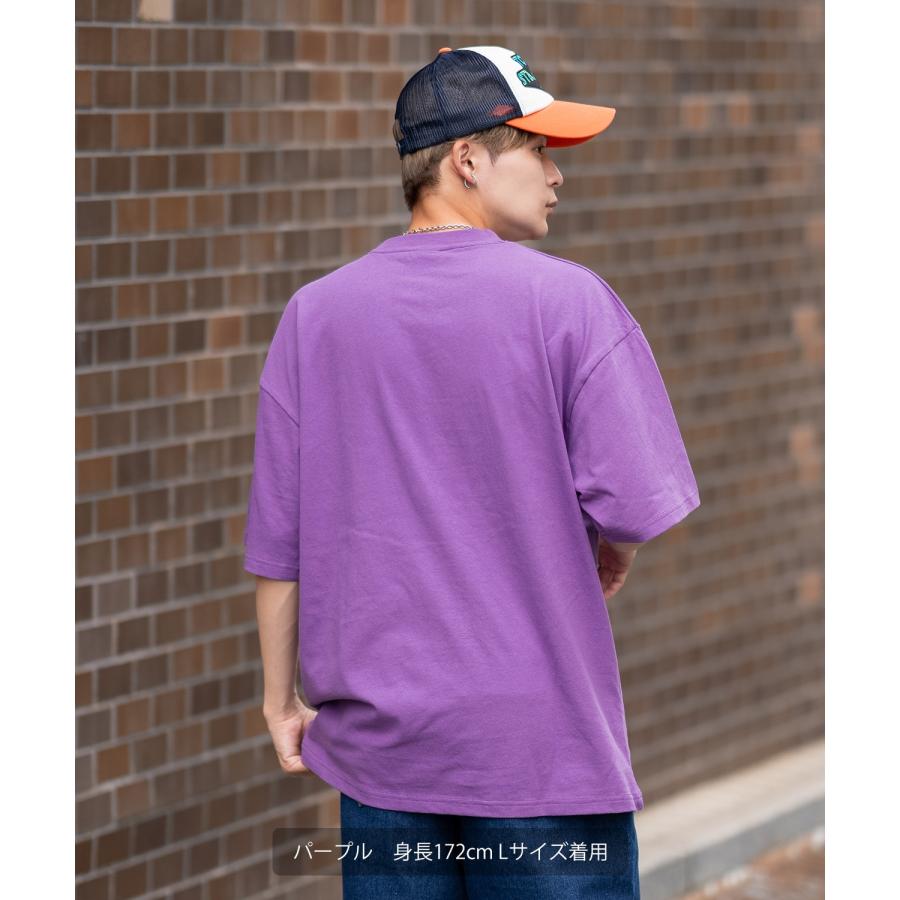 半袖Tシャツ メンズ SIDEWAY STANCE サイドウェイスタンス オリジナル 厚盛刺しゅう サークルロゴ カットソー アメカジ スケーター ストリート 古着MIX 韓国 | improves | 18