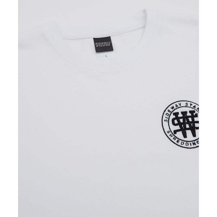 半袖Tシャツ メンズ SIDEWAY STANCE サイドウェイスタンス オリジナル 厚盛刺しゅう サークルロゴ カットソー アメカジ スケーター ストリート 古着MIX 韓国 | improves | 21