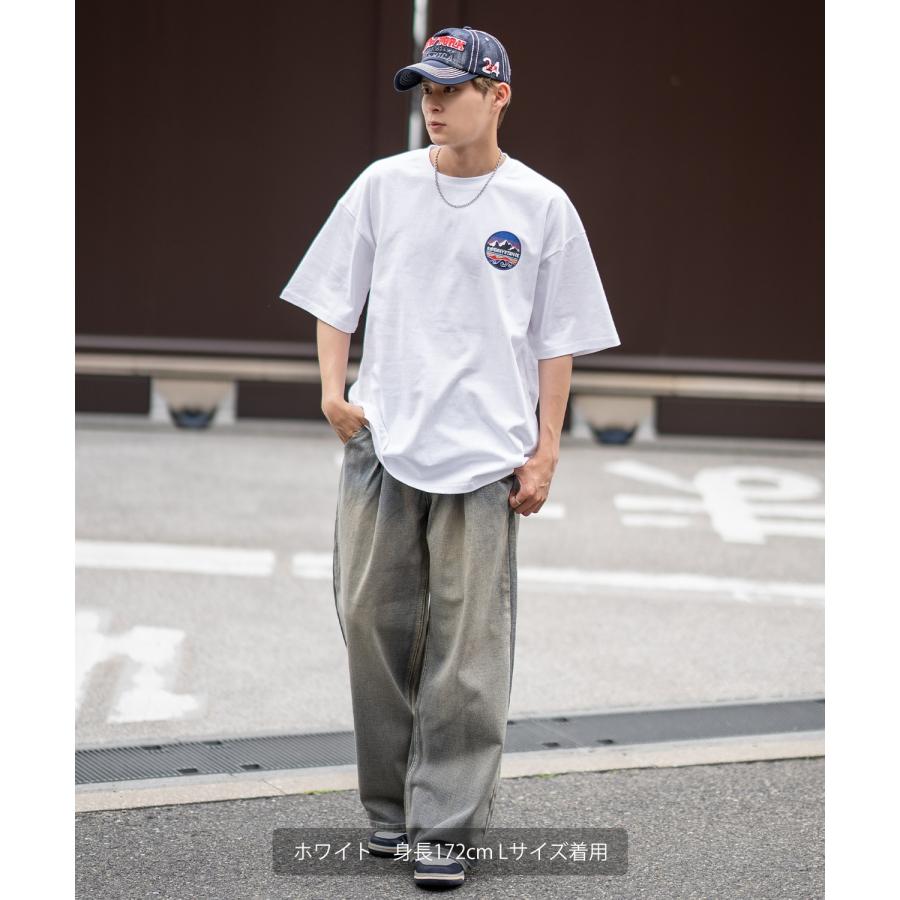 半袖Tシャツ メンズ SIDEWAY STANCE サイドウェイスタンス オリジナル マウントワッペン 刺しゅう カットソー アメカジ ストリート サーフ アウトドア | improves | 15