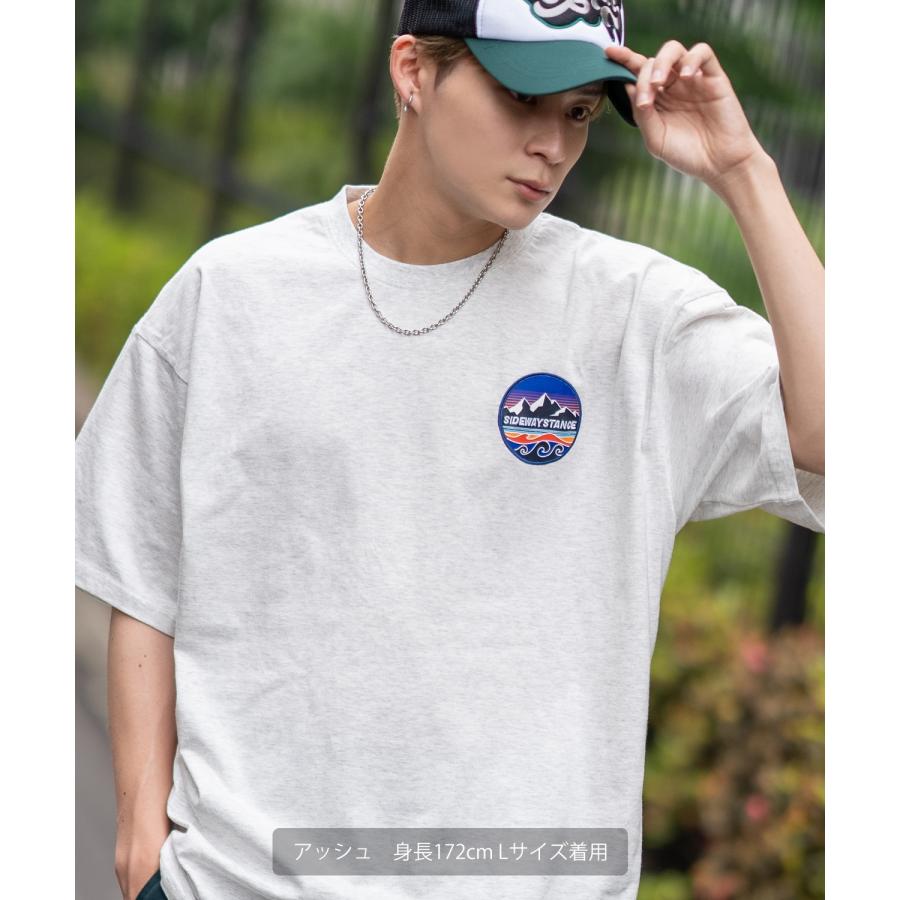 半袖Tシャツ メンズ SIDEWAY STANCE サイドウェイスタンス オリジナル マウントワッペン 刺しゅう カットソー アメカジ ストリート サーフ アウトドア | improves | 16