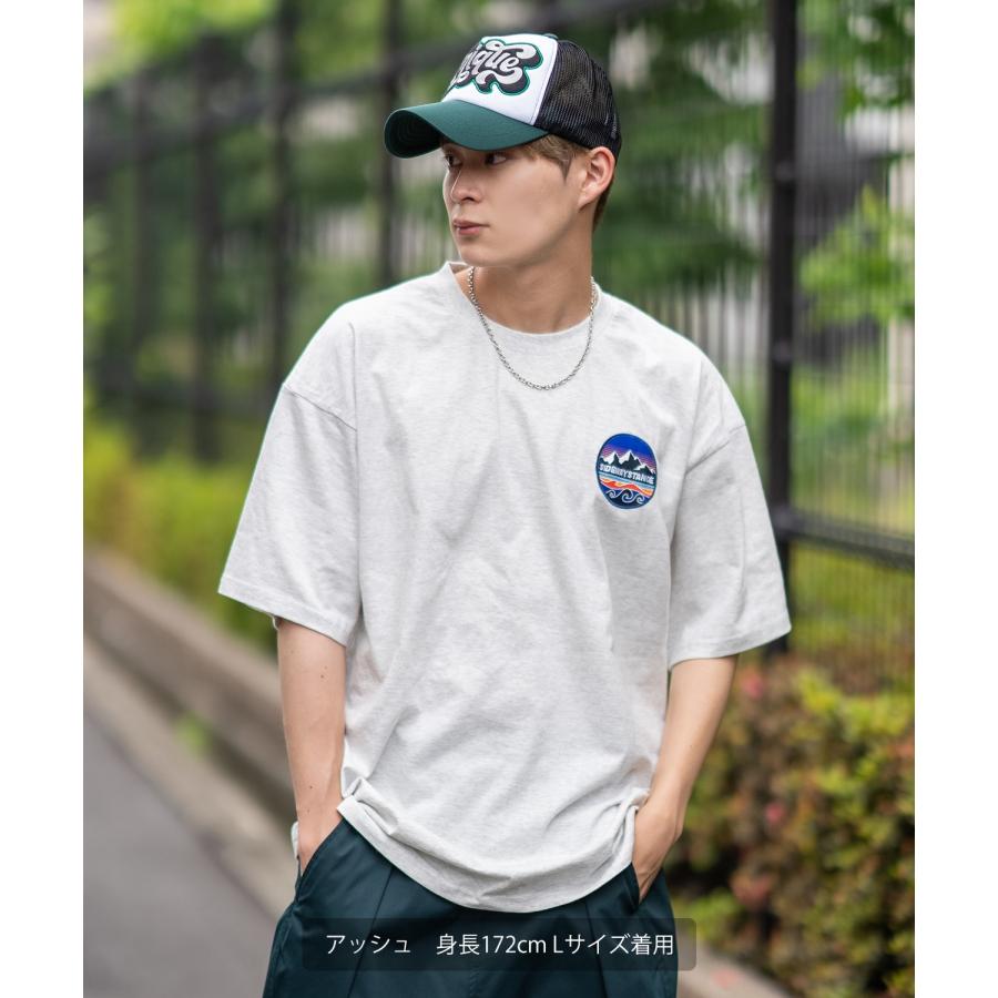 半袖Tシャツ メンズ SIDEWAY STANCE サイドウェイスタンス オリジナル マウントワッペン 刺しゅう カットソー アメカジ ストリート サーフ アウトドア | improves | 17