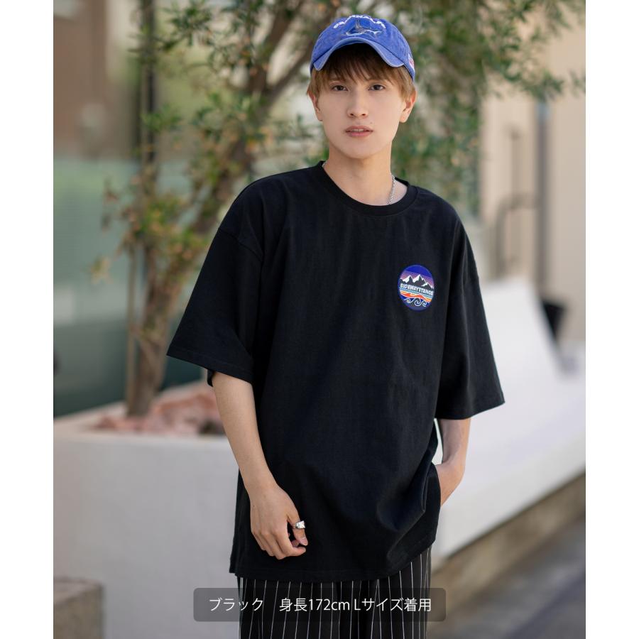 半袖Tシャツ メンズ SIDEWAY STANCE サイドウェイスタンス オリジナル マウントワッペン 刺しゅう カットソー アメカジ ストリート サーフ アウトドア | improves | 05