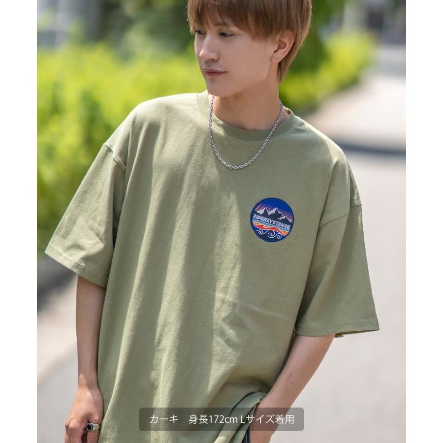 半袖Tシャツ メンズ SIDEWAY STANCE サイドウェイスタンス オリジナル マウントワッペン 刺しゅう カットソー アメカジ ストリート サーフ アウトドア | improves | 08