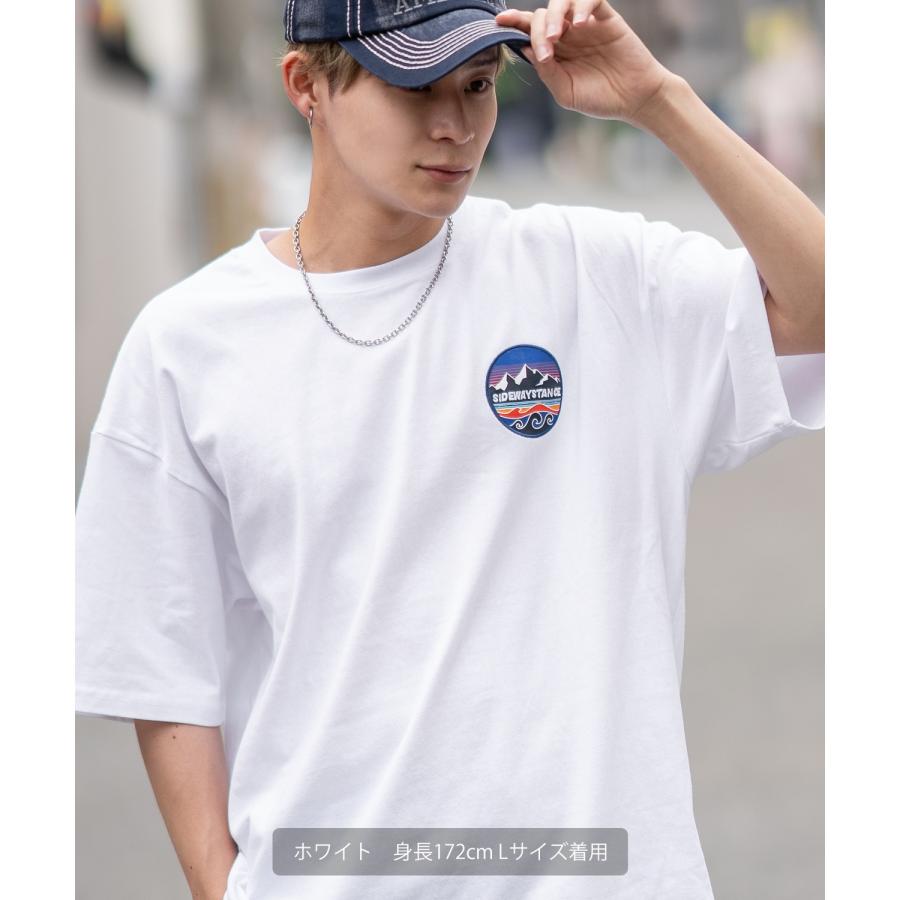 半袖Tシャツ メンズ SIDEWAY STANCE サイドウェイスタンス オリジナル マウントワッペン 刺しゅう カットソー アメカジ ストリート サーフ アウトドア | improves | 12