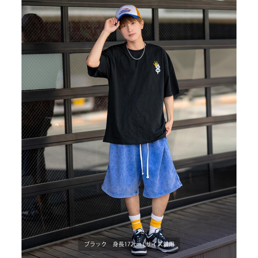 半袖Tシャツ メンズ SIDEWAY STANCE サイドウェイスタンス オリジナル 厚盛刺しゅう クラウンロゴ カットソー アメカジ スケーター ストリート 古着MIX 韓国 | improves | 14