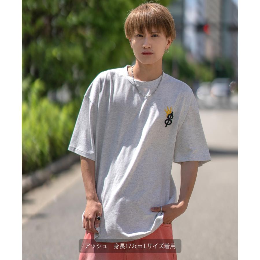 半袖Tシャツ メンズ SIDEWAY STANCE サイドウェイスタンス オリジナル 厚盛刺しゅう クラウンロゴ カットソー アメカジ スケーター ストリート 古着MIX 韓国 | improves | 16