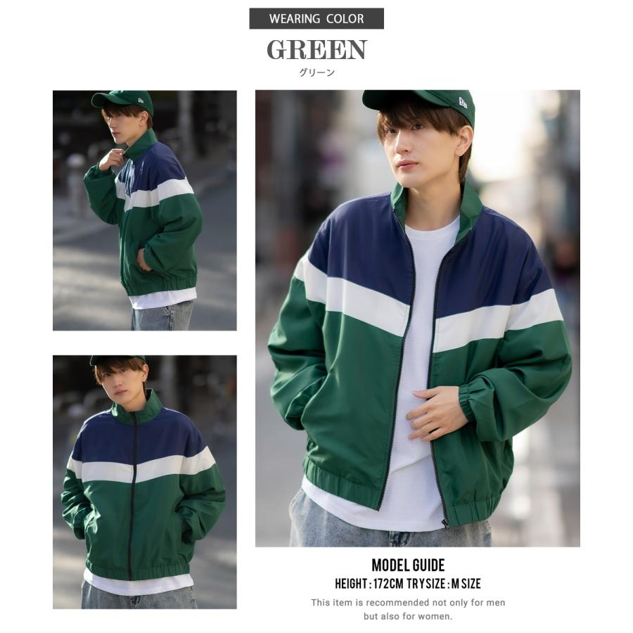 スタンドジャケット メンズ SIDEWAY STANCE サイドウェイスタンス 裏トリコット ジップアップ ブルゾン アメカジ スケーター ストリート 古着MIX 韓国 | improves | 09