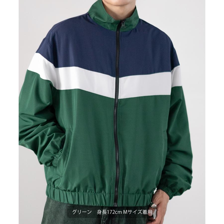 スタンドジャケット メンズ SIDEWAY STANCE サイドウェイスタンス 裏トリコット ジップアップ ブルゾン アメカジ スケーター ストリート 古着MIX 韓国 | improves | 12