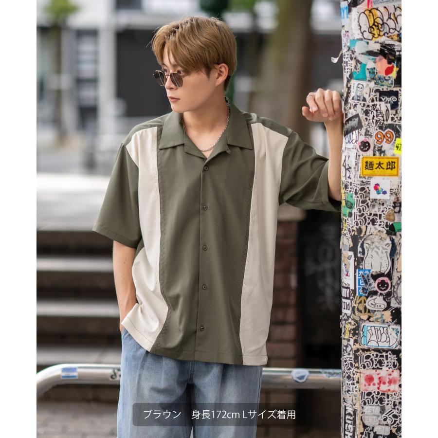 improves（インプローブス） 半袖シャツ メンズ 刺しゅうデザイン