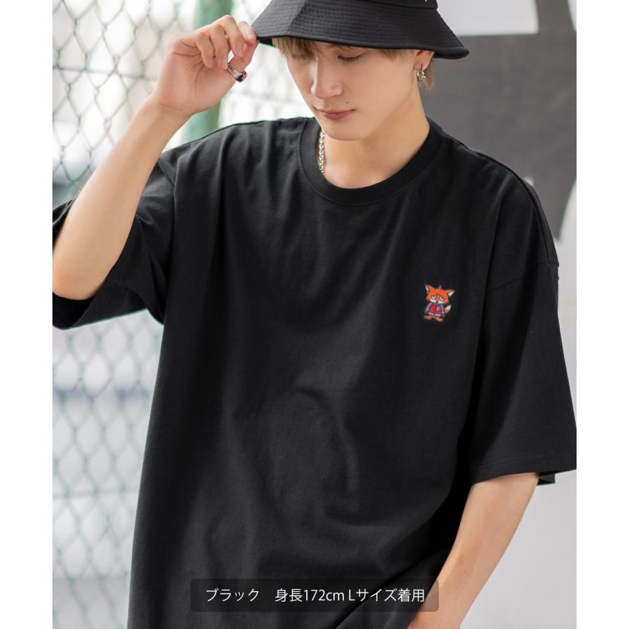 半袖Tシャツ メンズ SIDEWAY STANCE サイドウェイスタンス オリジナル ワンポイント 刺しゅう カットソー スケーター | improves | 08