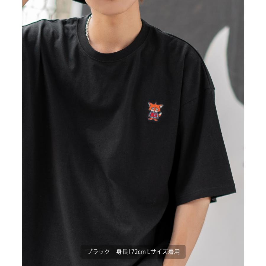 半袖Tシャツ メンズ SIDEWAY STANCE サイドウェイスタンス オリジナル ワンポイント 刺しゅう カットソー スケーター | improves | 10