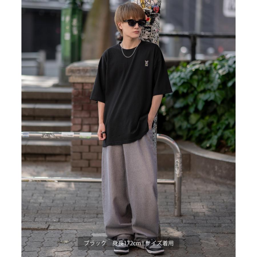 半袖Tシャツ メンズ SIDEWAY STANCE サイドウェイスタンス オリジナル ワンポイント 刺しゅう カットソー スケーター | improves | 15