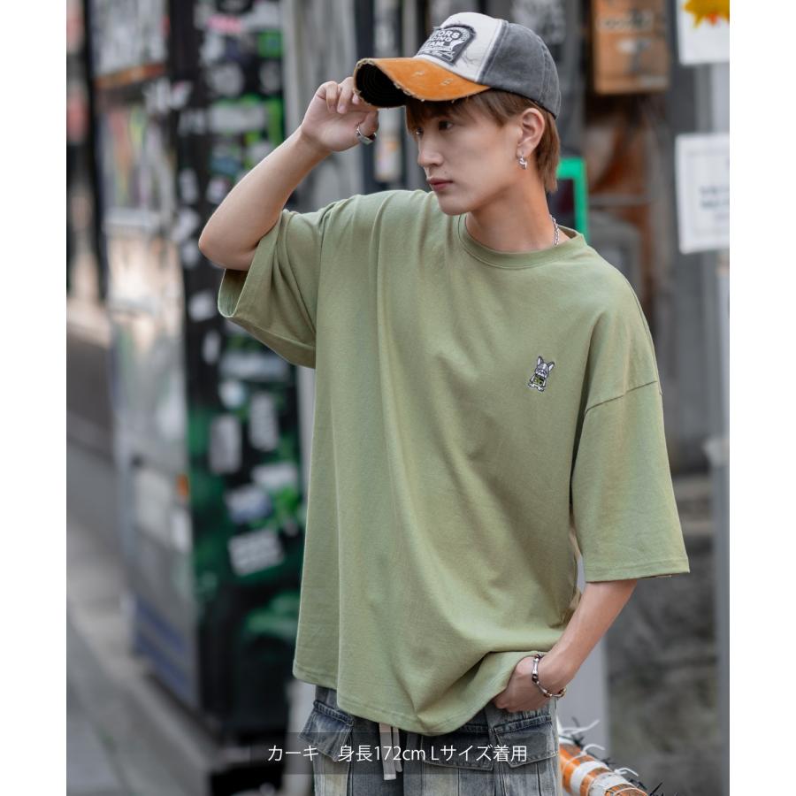 半袖Tシャツ メンズ SIDEWAY STANCE サイドウェイスタンス オリジナル ワンポイント 刺しゅう カットソー スケーター | improves | 17
