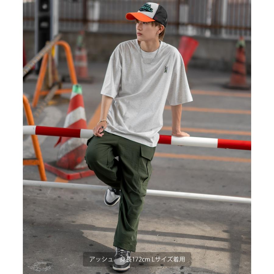半袖Tシャツ メンズ SIDEWAY STANCE サイドウェイスタンス オリジナル ワンポイント 刺しゅう カットソー スケーター | improves | 07
