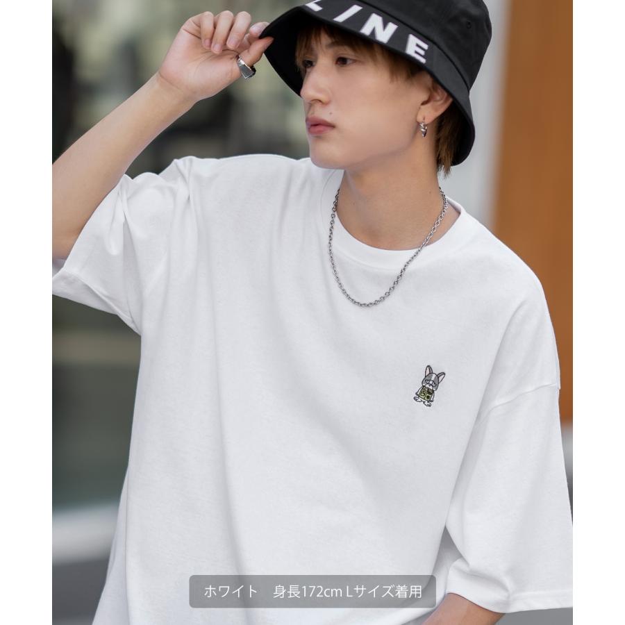半袖Tシャツ メンズ SIDEWAY STANCE サイドウェイスタンス オリジナル ワンポイント 刺しゅう カットソー スケーター | improves | 08