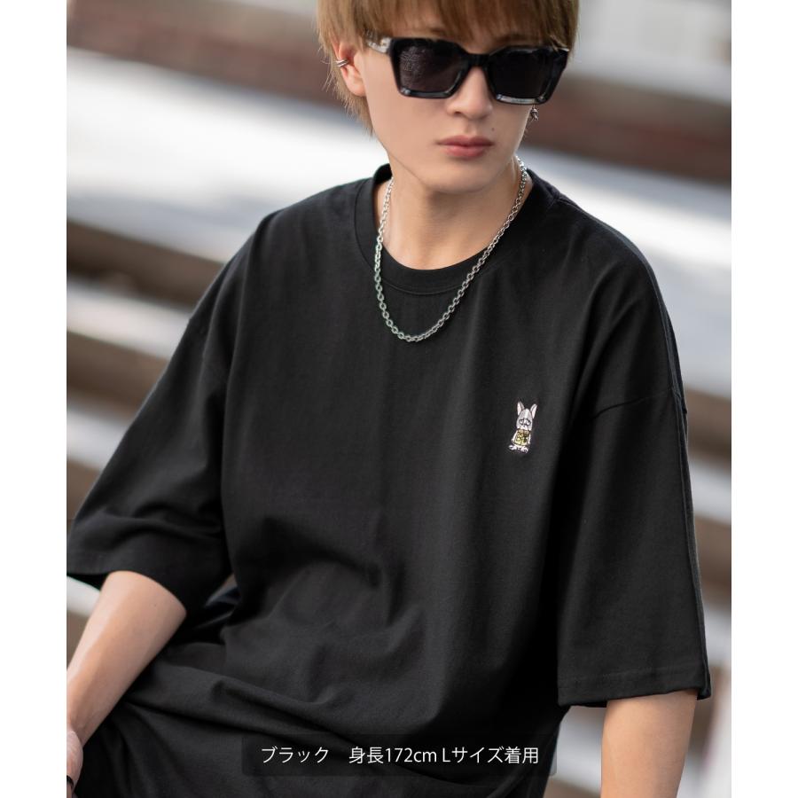 半袖Tシャツ メンズ SIDEWAY STANCE サイドウェイスタンス オリジナル ワンポイント 刺しゅう カットソー スケーター | improves | 12