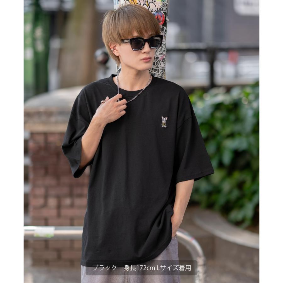 半袖Tシャツ メンズ SIDEWAY STANCE サイドウェイスタンス オリジナル ワンポイント 刺しゅう カットソー スケーター | improves | 13