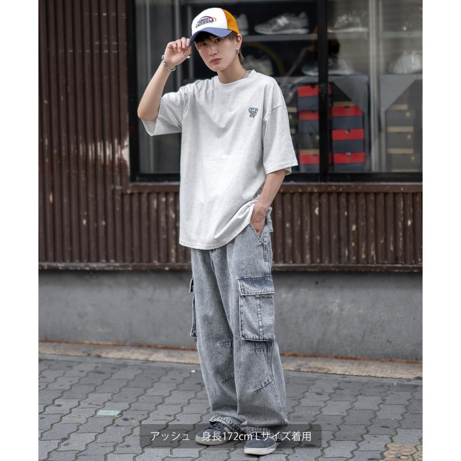 半袖Tシャツ メンズ SIDEWAY STANCE サイドウェイスタンス オリジナル ワンポイント 刺しゅう カットソー スケーター | improves | 15